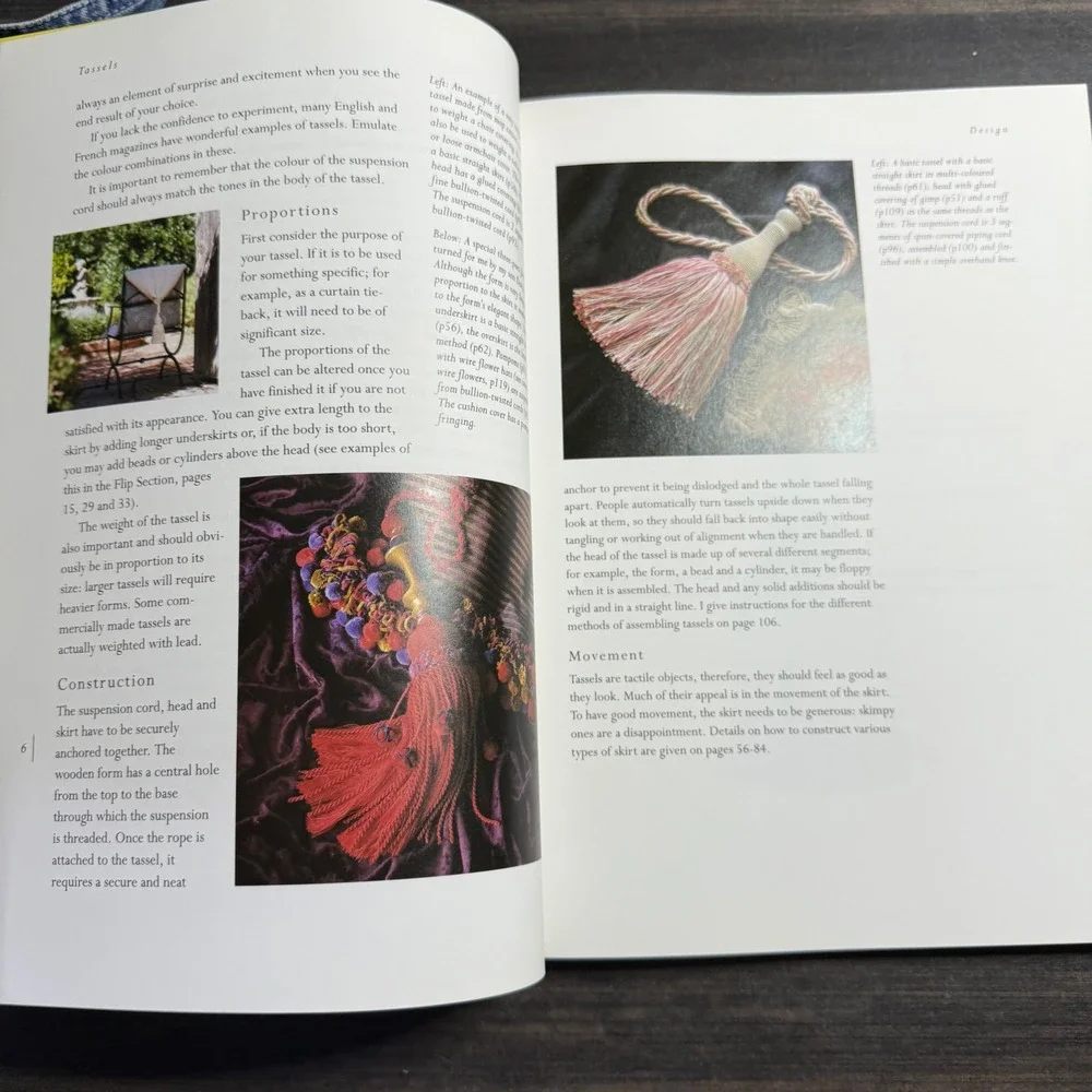 The Art‎ of Tassel Making Book Susan Dickens Craft DIY Home Decor Projects